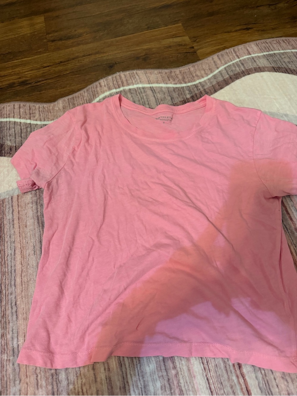 Athleta Pink Short Sleeve Tee